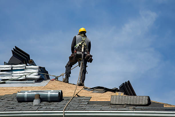 Professional Roofing technician working in Alton Bay, NH